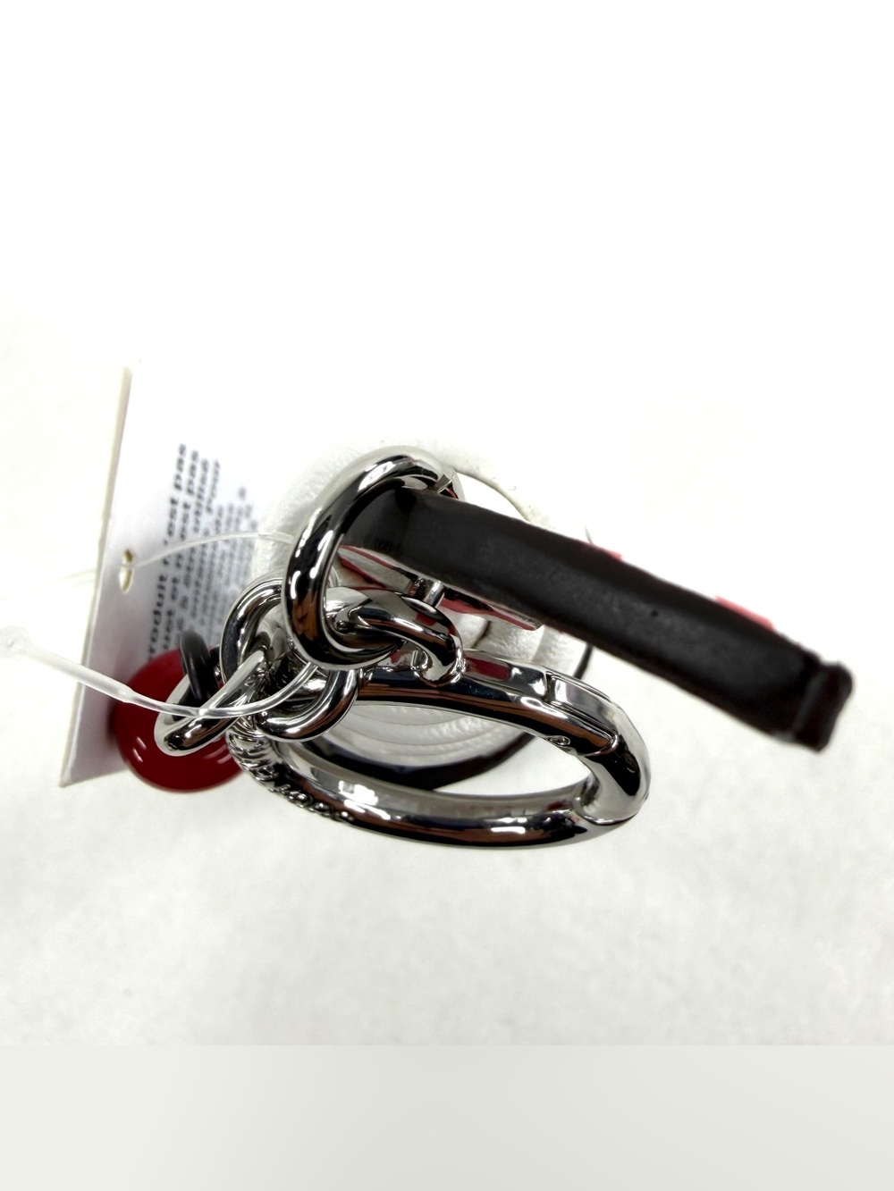 Michael Kors Blue Milk Shake Key Fob Bag Charm Straw Cherry NWT 5 Inches Tall - Picture 5 of 6